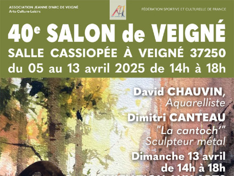 Affiche du salon de veigné 2025