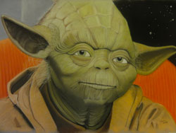 pastel de Yoda Star Wars